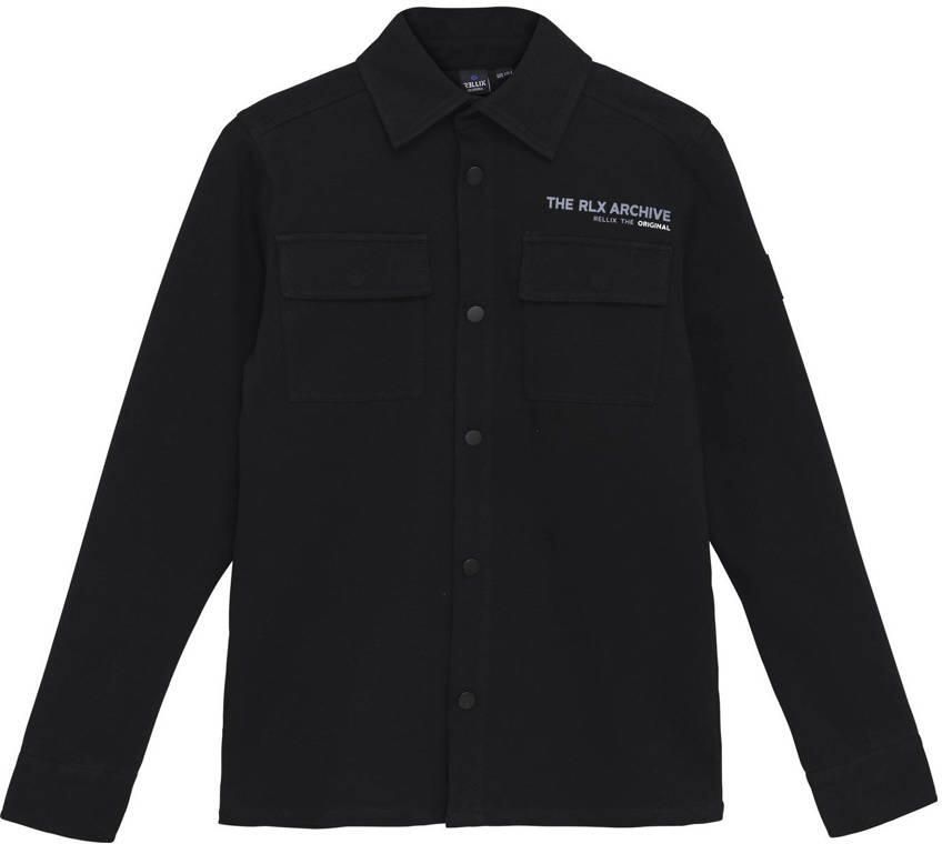 RELLIX Jongens Jassen Shirt Jacket Twil Zwart - Foto 5