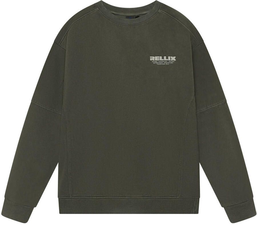 RELLIX Jongens Truien & Vesten Loose Fit Sweat Khaki - Foto 2