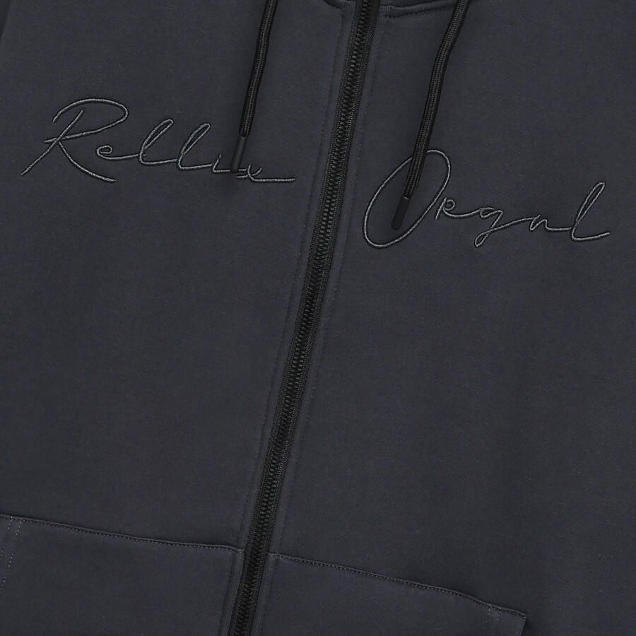 RELLIX Jongens Truien & Vesten Hooded Zipper Jacket Donkergrijs - Foto 4