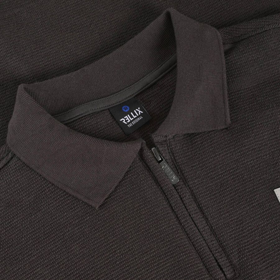 RELLIX Jongens Polo's & T-shirts Polo Zip Zwart - Foto 3