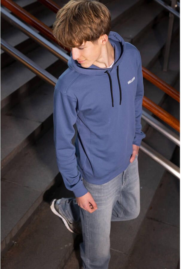 RELLIX Jongens Truien & Vesten Hoodie Backprint Blauw - Foto 4