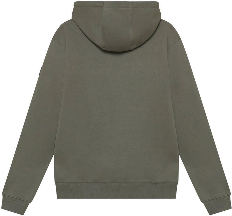Rellix rechtvallende hoodie met logo grijsgroen - Foto 5