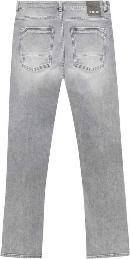 RELLIX Jongens Jeans Straight Fit Jeans Lichtgrijs - Foto 6