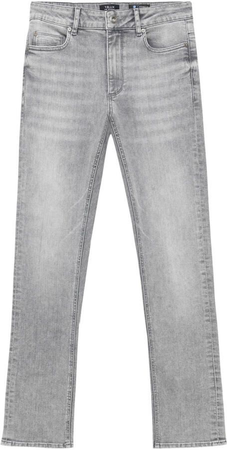 RELLIX Jongens Jeans Straight Fit Jeans Lichtgrijs - Foto 6