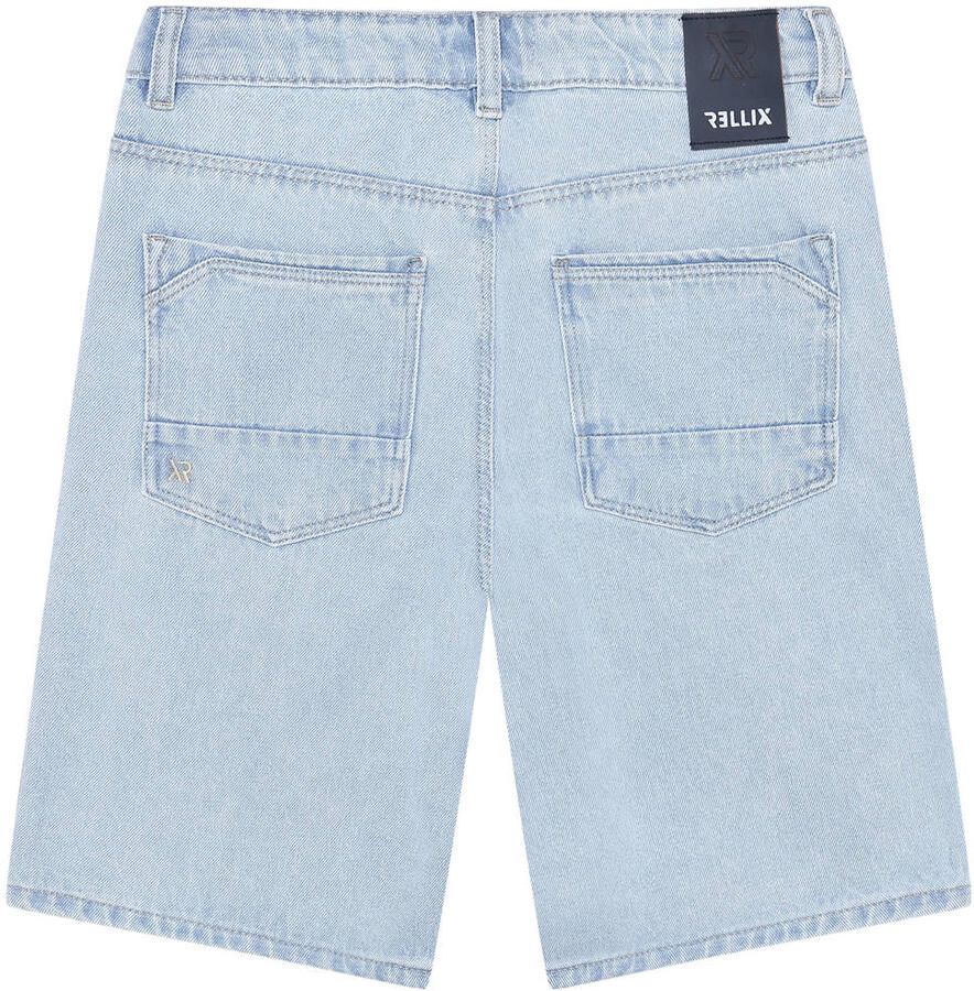 RELLIX Jongens Jeans Denim Shorts Skater Lichtblauw - Foto 6