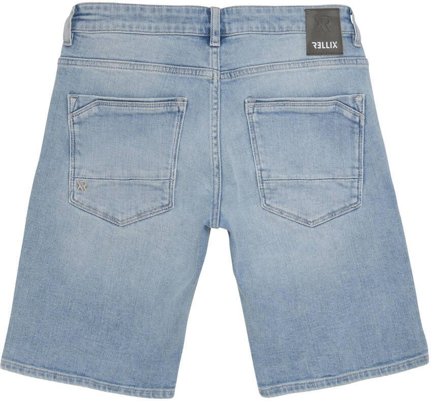 RELLIX Jongens Jeans Denim Short Light Blue Grijs - Foto 2