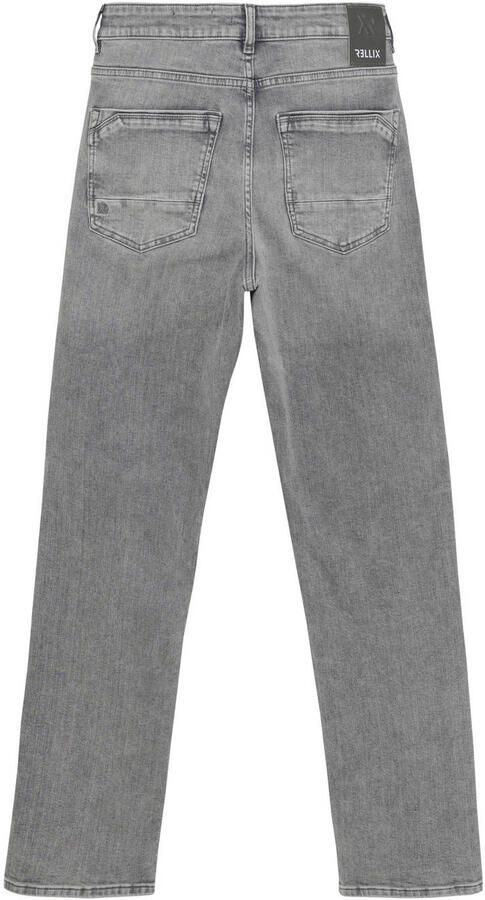 RELLIX Jongens Jeans 2615 Straight Wide Fit Jeans Grijs - Foto 6