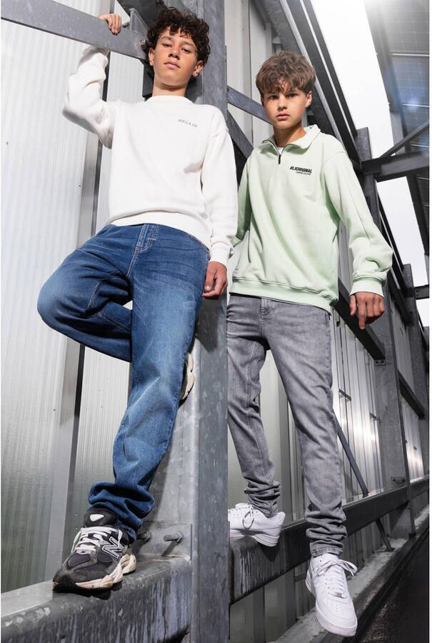 Rellix straight leg jeans grey denim