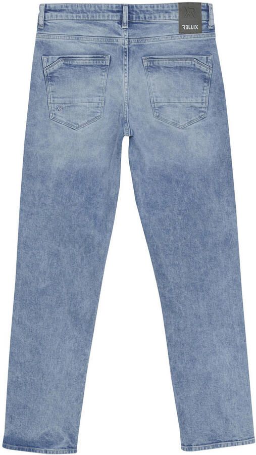 RELLIX Jongens Jeans 2616 Straight Wide Fit Jeans Lichtblauw - Foto 5