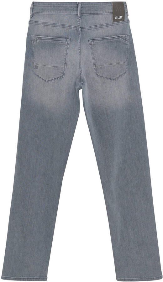 RELLIX Jongens Jeans 2617 Straight Wide Fit Jeans Lichtgrijs - Foto 5