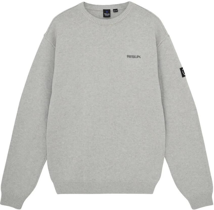 RELLIX Jongens Truien & Vesten Loose Fit Knitwear Crewneck Grijs - Foto 4