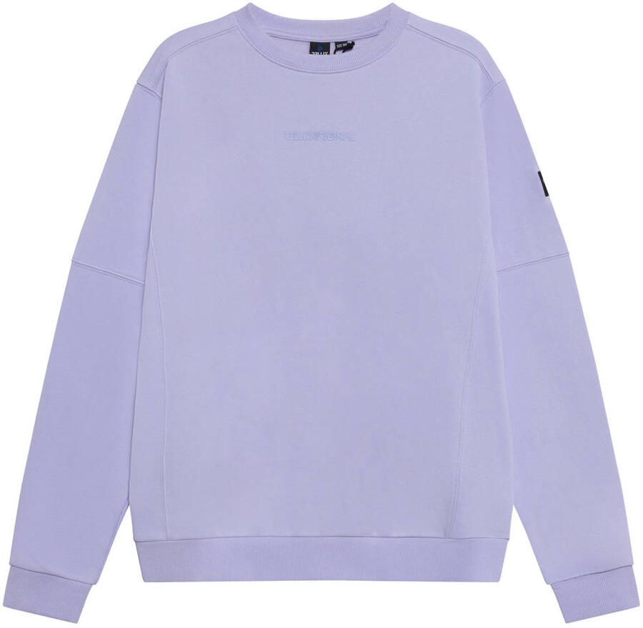 Rellix sweater met backprint paars