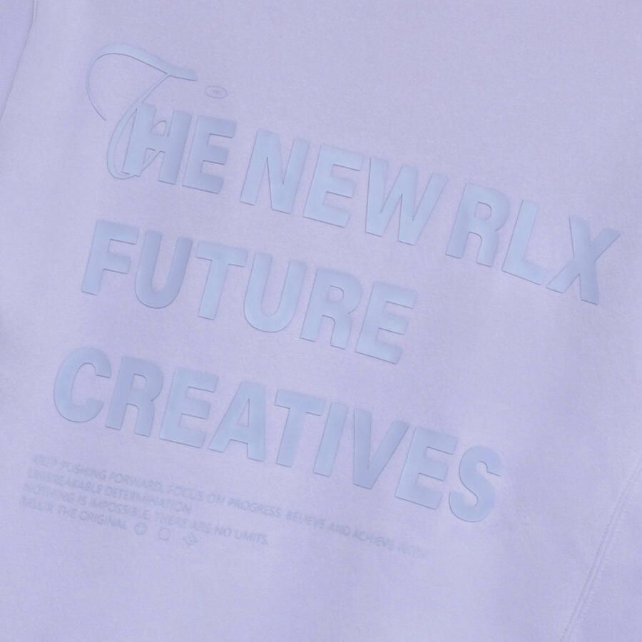Rellix sweater met backprint paars - Foto 2