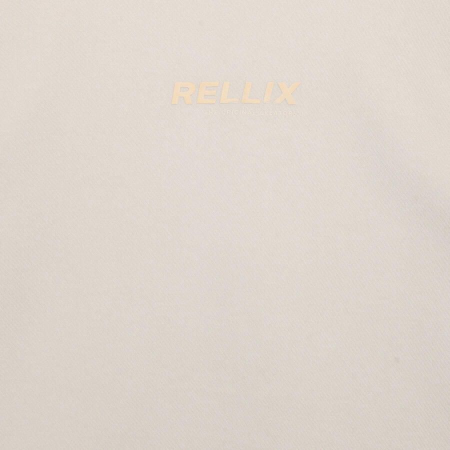 RELLIX Jongens Polo's & T-shirts Oversized T-shirt Twill Creme - Foto 3