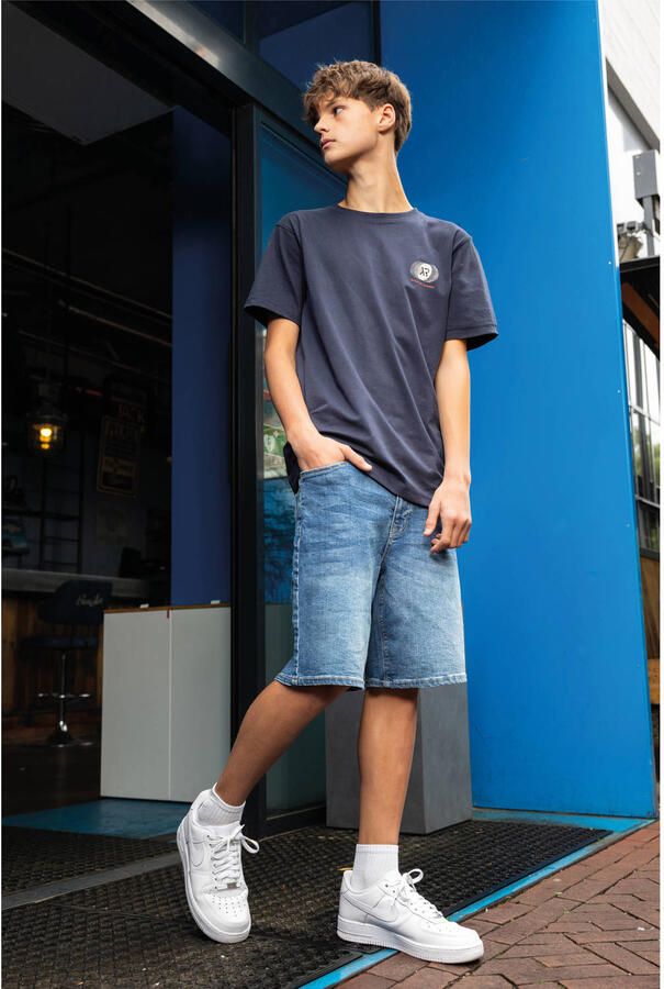 Rellix T-shirt met backprint donkerblauw - Foto 2