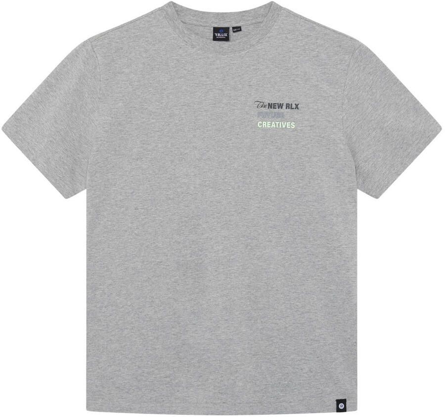 Rellix T-shirt met backprint grijs