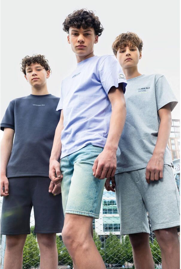 Rellix T-shirt met backprint grijs - Foto 2