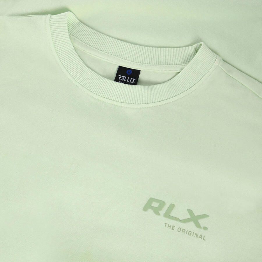 Rellix T-shirt met backprint lichtgroen - Foto 2