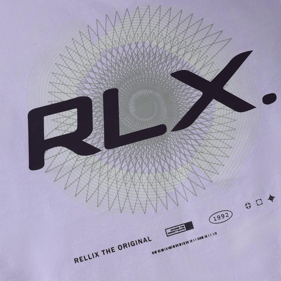 Rellix T-shirt met backprint paars - Foto 2