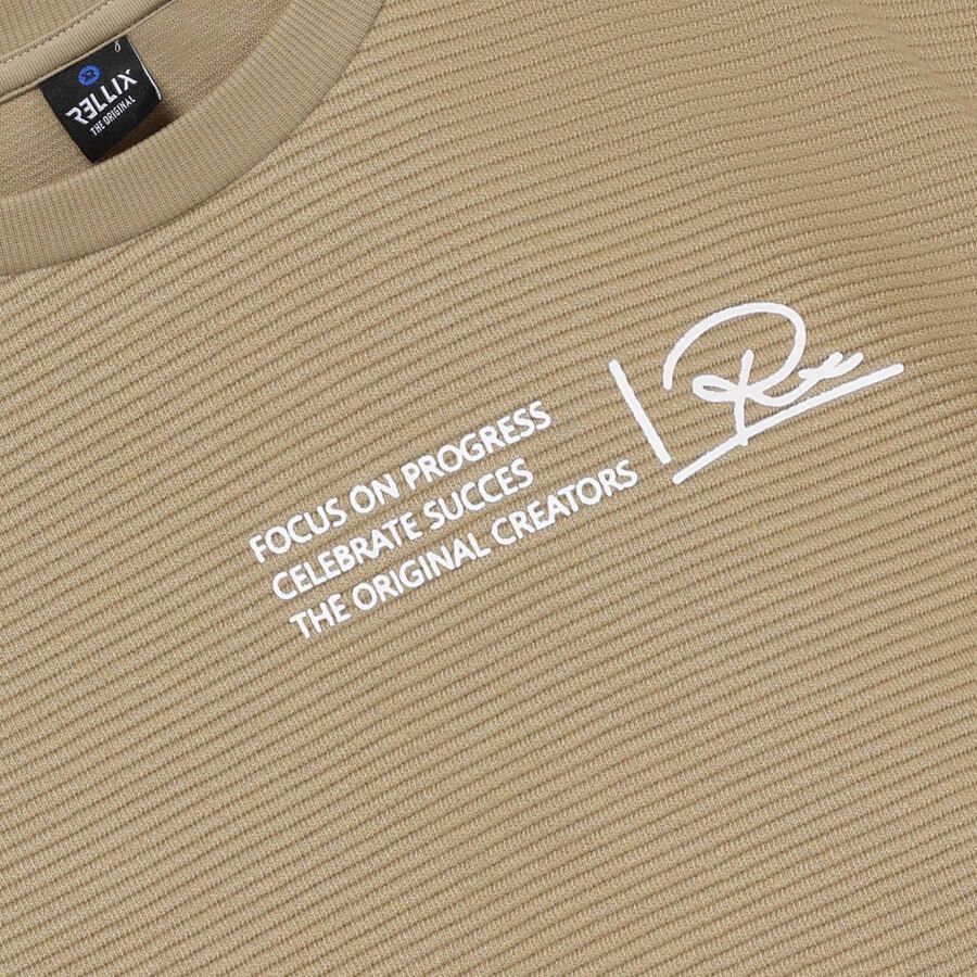 RELLIX Jongens Polo's & T-shirts Oversized T-shirt Xr Khaki - Foto 4