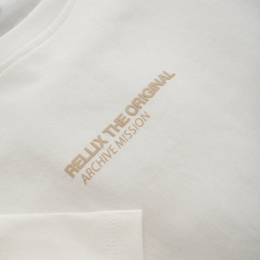 RELLIX Jongens Polo's & T-shirts T-shirt Rlx Backprint Gebroken Wit