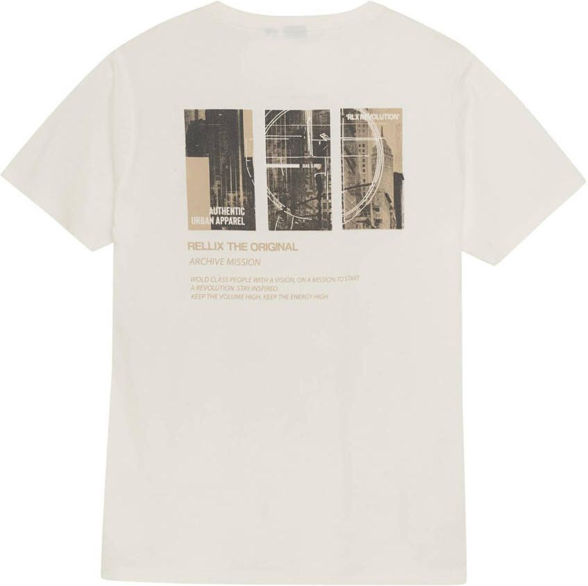 RELLIX Jongens Polo's & T-shirts T-shirt Rlx Backprint Gebroken Wit - Foto 2