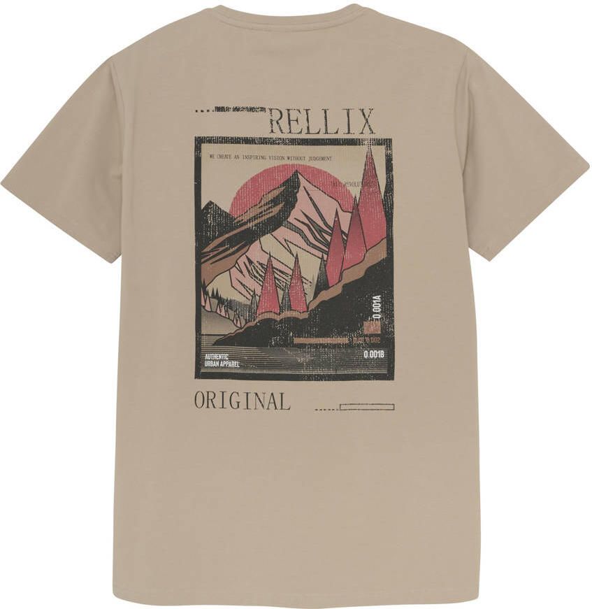 RELLIX Jongens Polo's & T-shirts T-shirt Rlx Backprint Beige - Foto 5