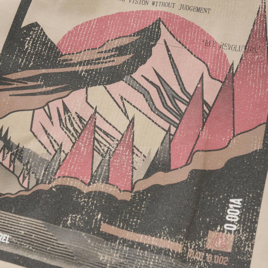 RELLIX Jongens Polo's & T-shirts T-shirt Rlx Backprint Beige - Foto 4