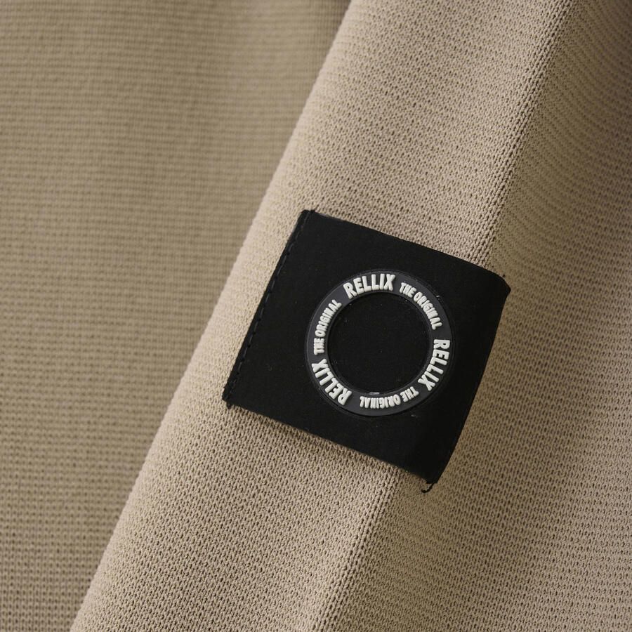 RELLIX Jongens Truien & Vesten Knitwear Zip Collar Bruin - Foto 3