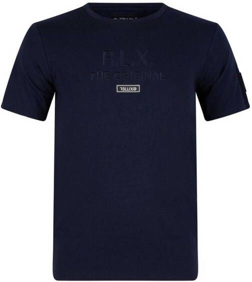 Rellix T-shirt met logo donkerblauw