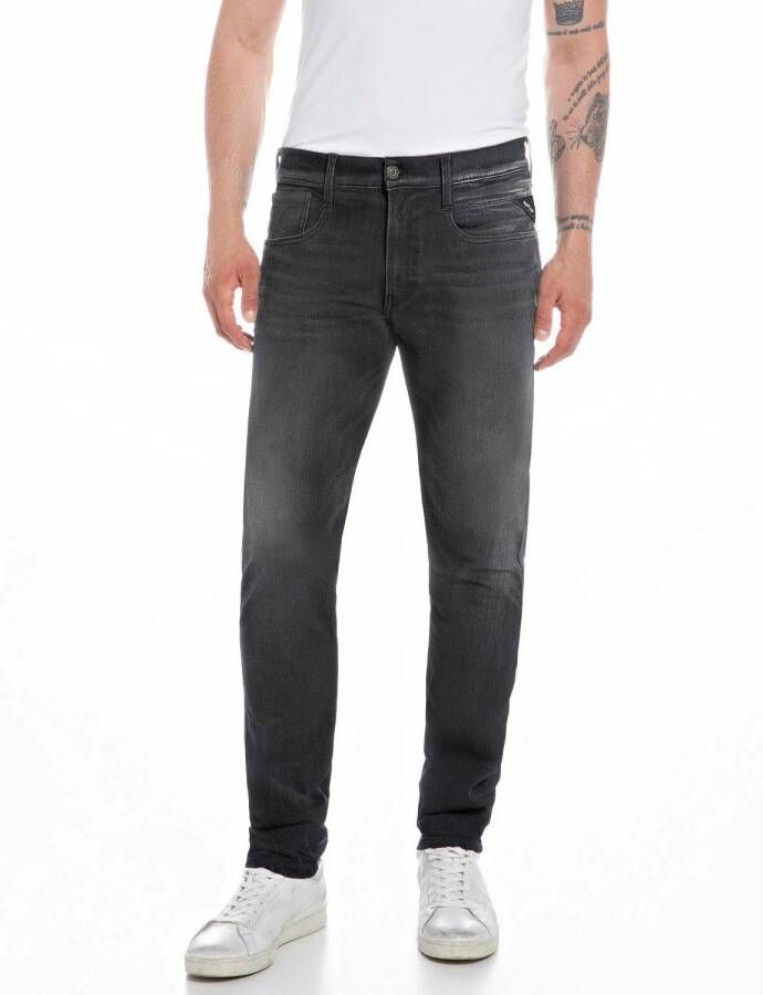REPLAY slim fit jeans ANBASS black