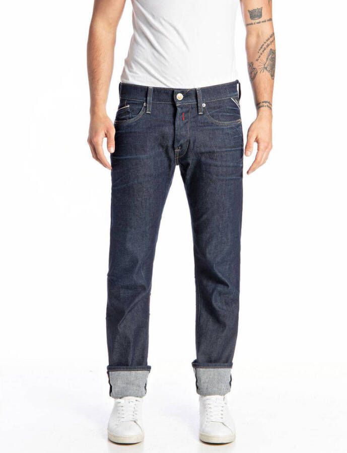 REPLAY regular slim fit jeans WAITOM dark blue - Foto 2