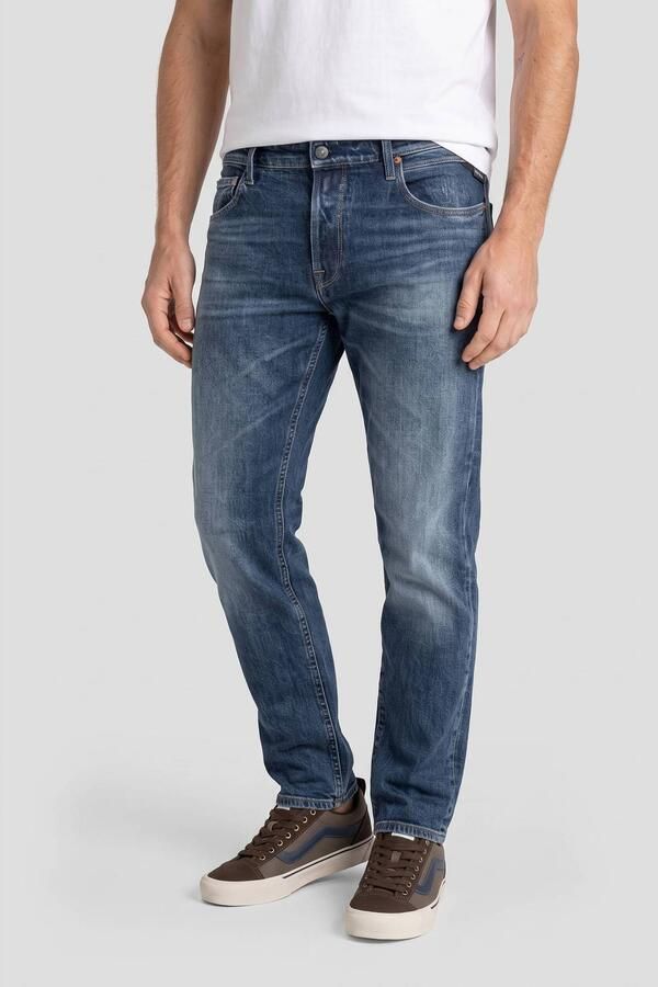 REPLAY AIDEEN straight leg jeans donkerblauw