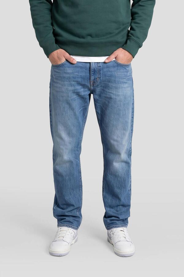 REPLAY AIDEEN straight leg jeans mediumblauw