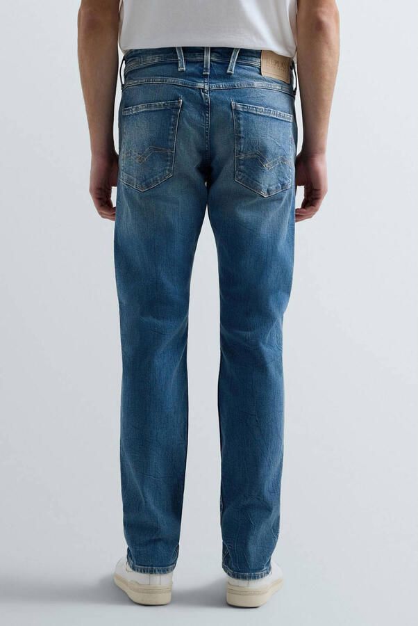 Replay Slim fit jeans in 5-pocketmodel model 'Anbass' - Foto 3