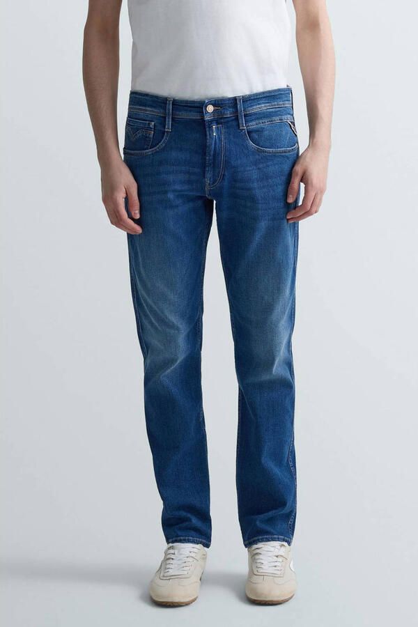 REPLAY ANBASS slim fit jeans dark blue denim