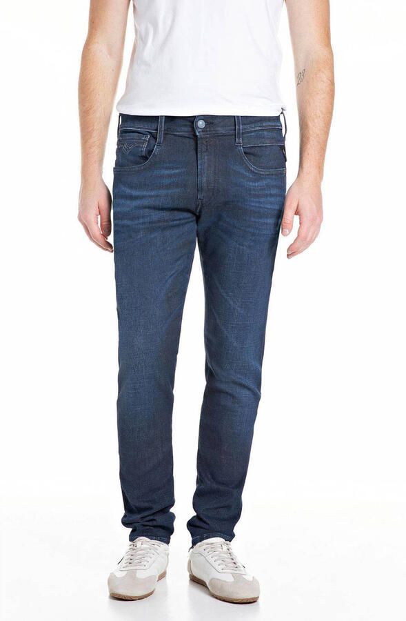 REPLAY ANBASS slim fit jeans dark blue