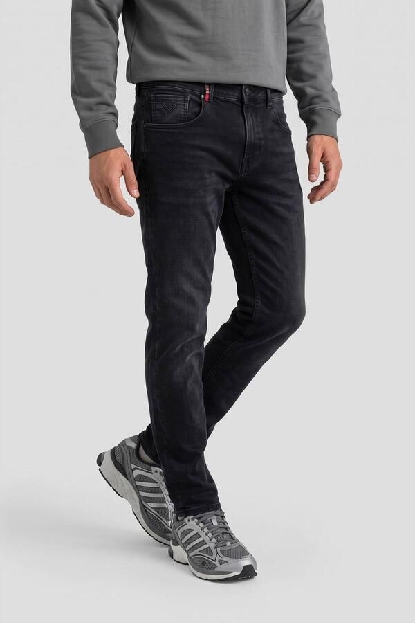 REPLAY ANBASS slim fit jeans donkergrijs