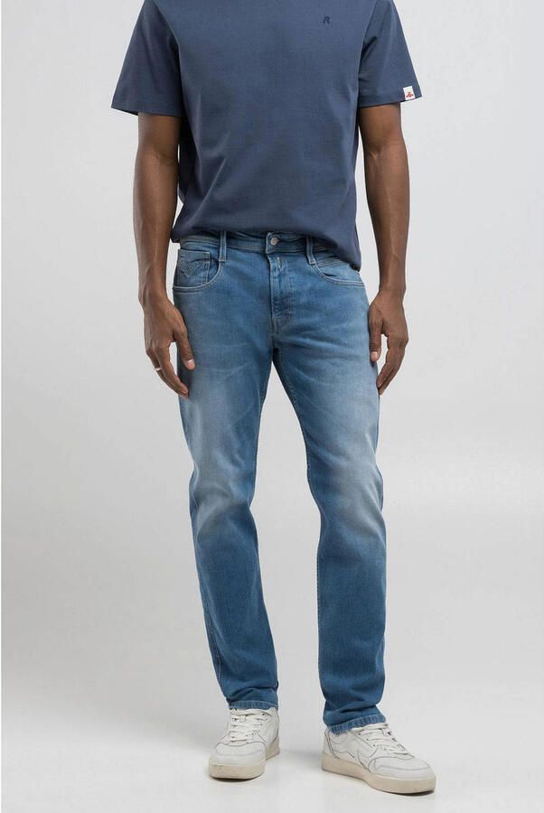 Replay Slim fit jeans met 5-pocketmodel Model 'Anbass'