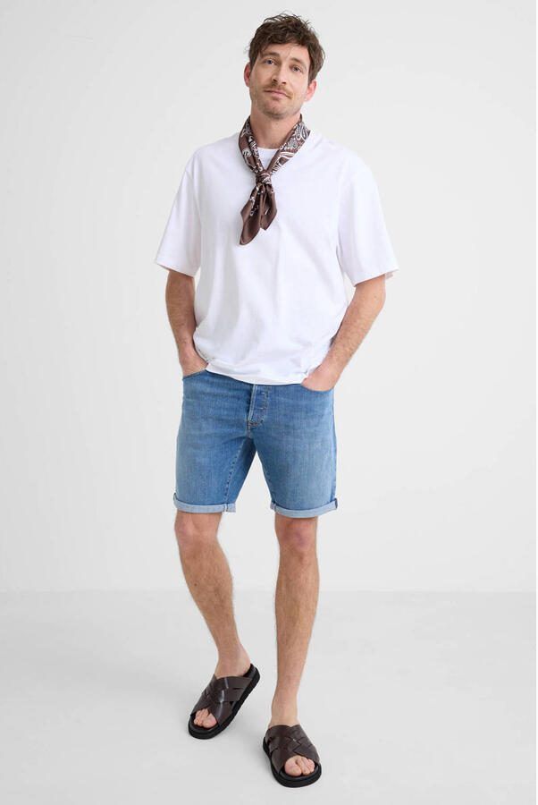 REPLAY denim slim short blauw - Foto 2