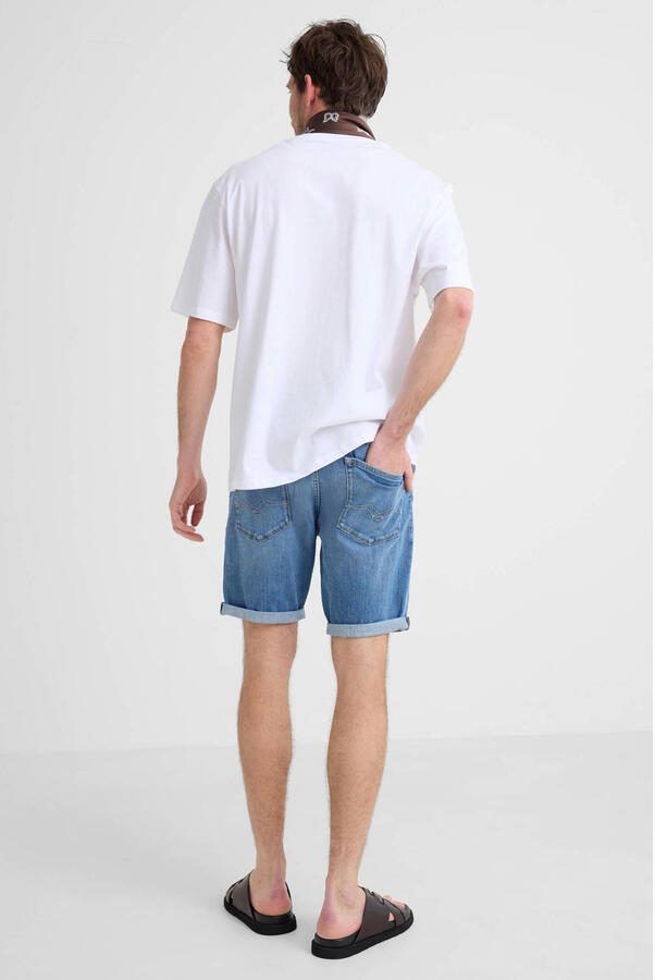 REPLAY denim slim short blauw - Foto 3