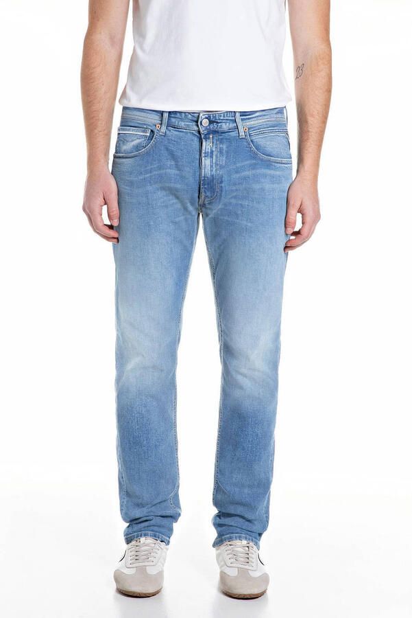 REPLAY GROVER straight leg jeans lichtblauw