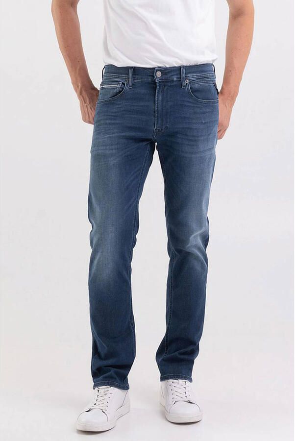 REPLAY GROVER straight leg jeans dark blue