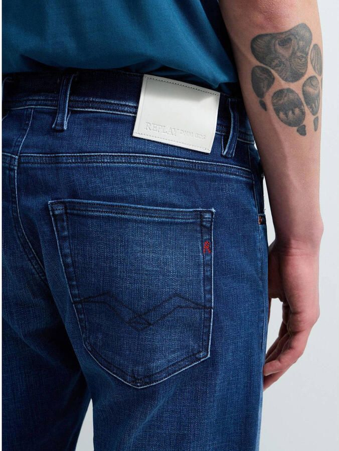 REPLAY GROVER straight leg jeans donkerblauw medium blue - Foto 3