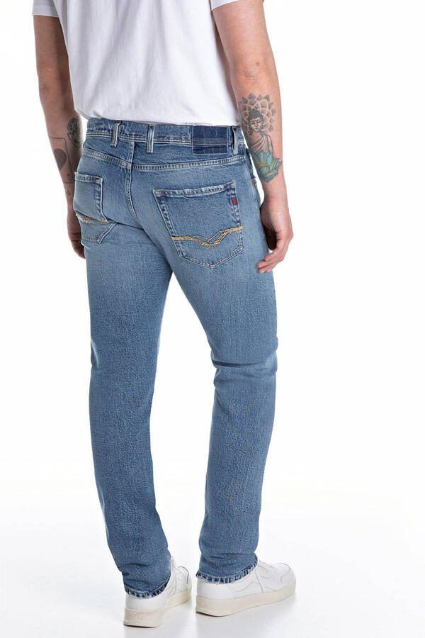 REPLAY GROVER straight leg jeans medium blue - Foto 2