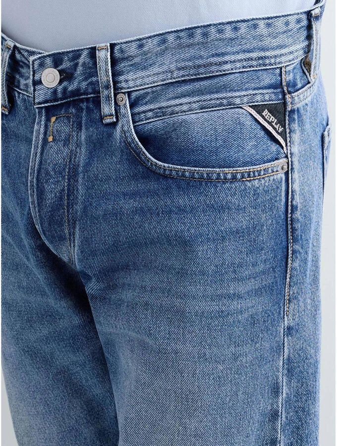 Replay Straight fit jeans in 5-pocketmodel model 'Grover' - Foto 2