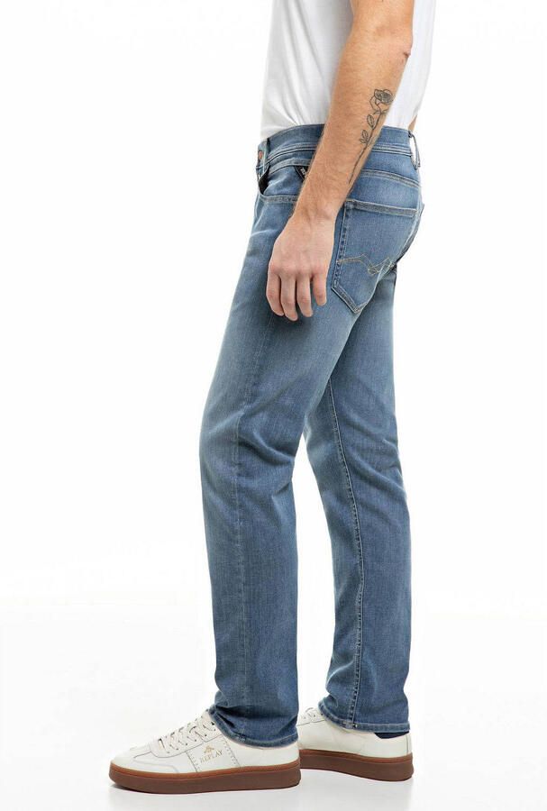 REPLAY GROVER straight leg jeans mediumblauw - Foto 2