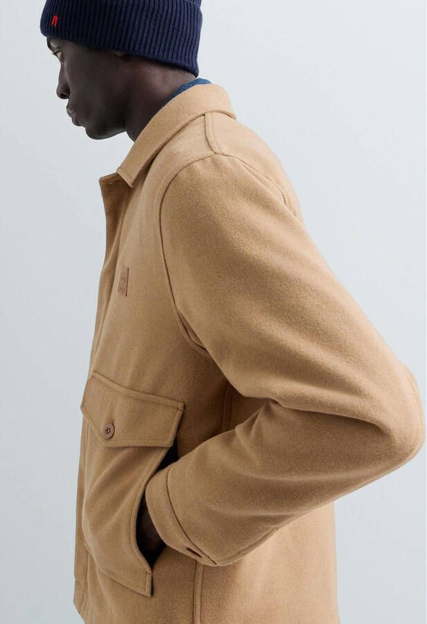 REPLAY jacket met wol iced coffee - Foto 2