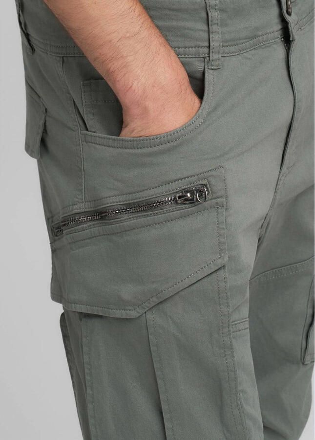 Replay Regular fit cargobroek met ritszak model 'Joe' - Foto 2