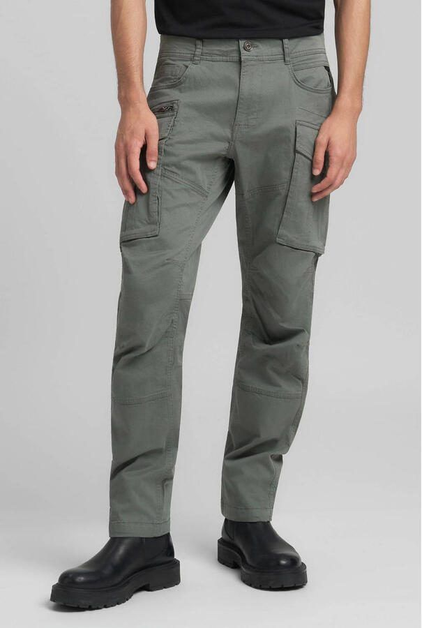 Replay Regular fit cargobroek met ritszak model 'Joe' - Foto 3